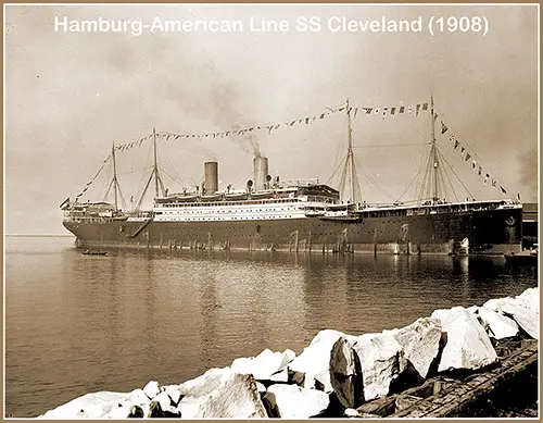 SS Cleveland (1908) of the Hamburg-American Line.