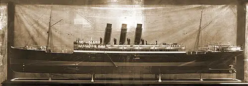 Model of the SS Columbia (1901) of the Anchor Steamship Line.