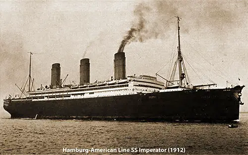 Hamburg-American Line SS Imperator (1912).