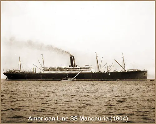 SS Manchuria (1904) of the American Line.
