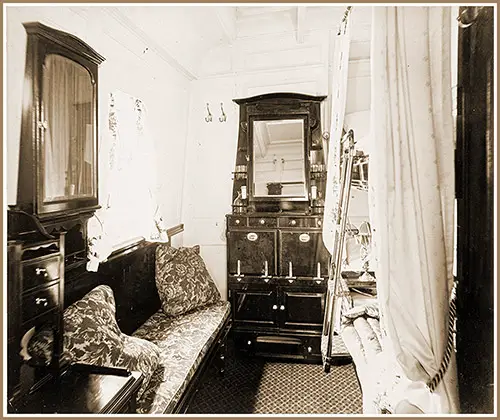 Ordinary Stateroom on D Deck of the Mauretania.