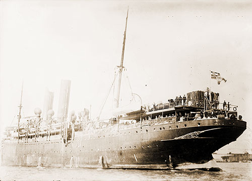 SS Prinz Eitel Friedrich of the Hamburg-American Line c1905.