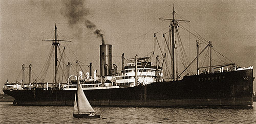 SS Schwaben II (1926) of the Norddeutscher Lloyd.