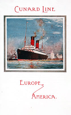 Front Cover, 1911-08-29 RMS Ascania Passenger List