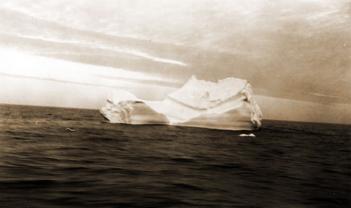 Iceberg Seen During the Voyage of the SS Stavangerfjord from New York to Oslo in July 1939.
