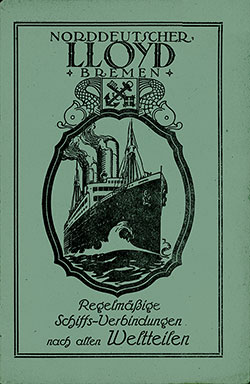 1926-04-08 Passenger Manifest for the SS Columbus