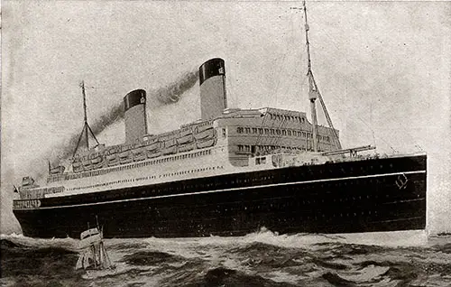 The White Star Line RMS Homeric, 34,356 Tons.