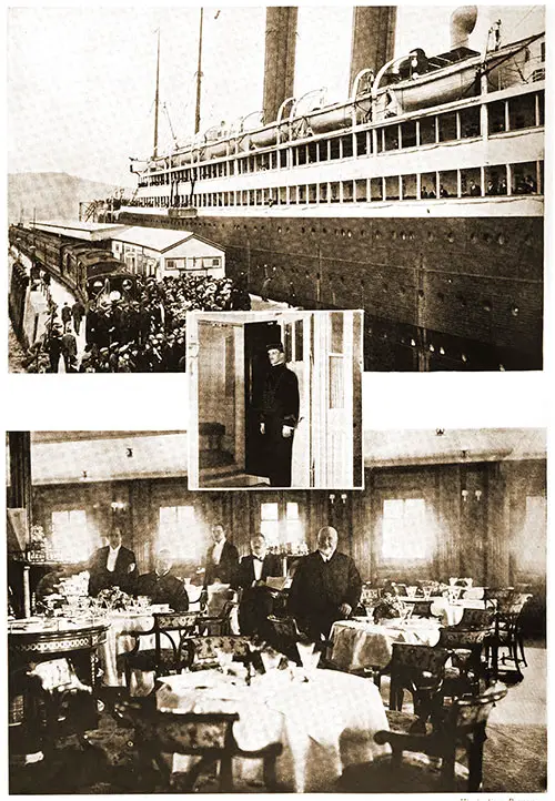 A Real Floating Hotel. The SS Amerika Contains Lifts and a Grill Room.