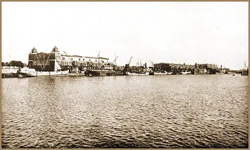 Port of Copenhagen East Basin Seen from the North.