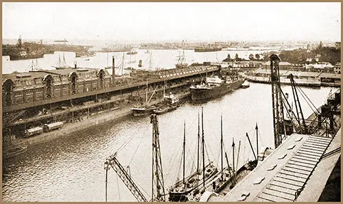 Port of Copenhagen East Basin Seen from the North.