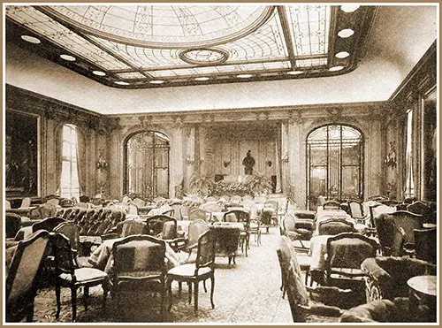 First Class Grand Salon on the SS Vaterland.