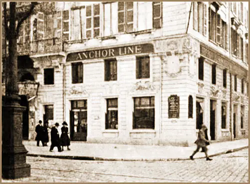 The Anchor Line Offices at Marseilles, France.