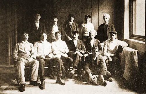 Group Photo of Rescued Cooks and Stewards of the RMS Titanic