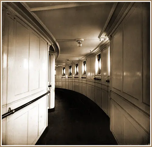 The RMS Mauretania Observation Room.