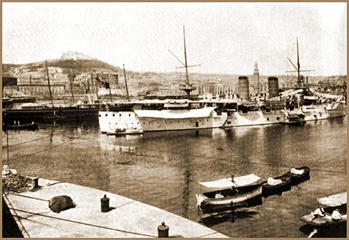 The Port of Naples, Italy.