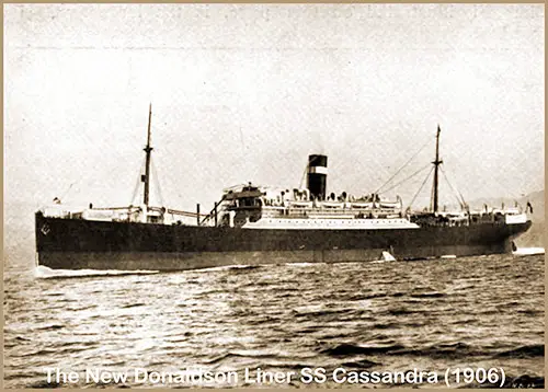 SS Cassandra (1906) of the Donaldson Line.