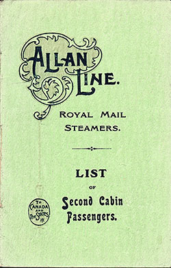 SS Virginian Passenger Lists 1906-1911