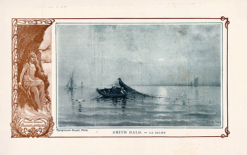 Front Cover, Passenger Manifest, SS L'Aquitaine, CGT French Line, September 1905