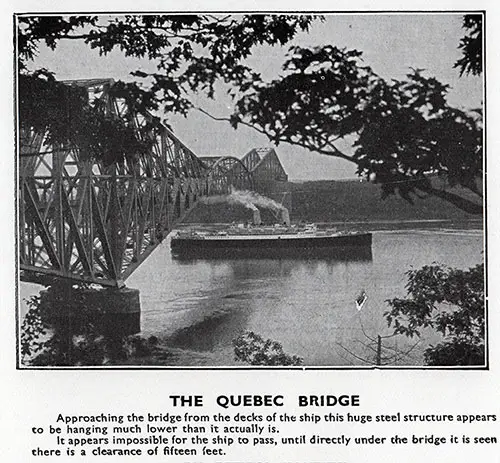 The Quebec Bridge - 1933
