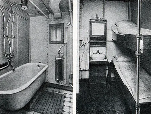 Third Class Bath and Stateroom