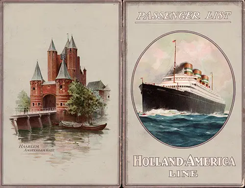 Covers, SS Rotterdam Passenger List, 21 May 1924.