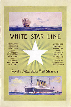 Passenger Manifest, RMS Baltic, White Star Line, April 1922, Liverpool to New York 