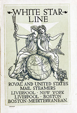 Passenger Manifest, SS Cretic, White Star Line, July 1904, Liverpool to Boston 