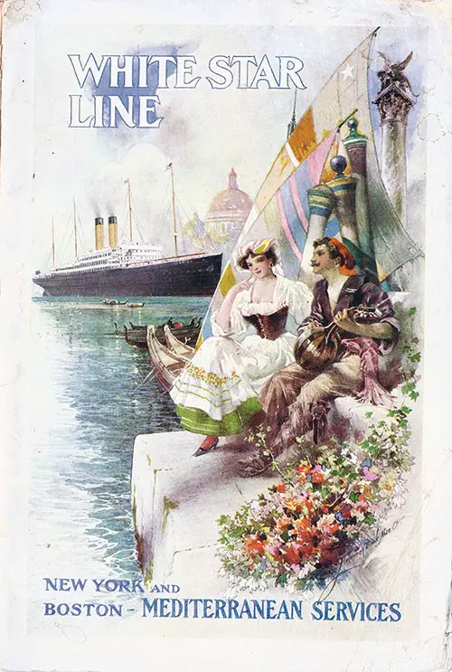 This Romantic Cover Graphic From the White Star Line Dates From 1908.