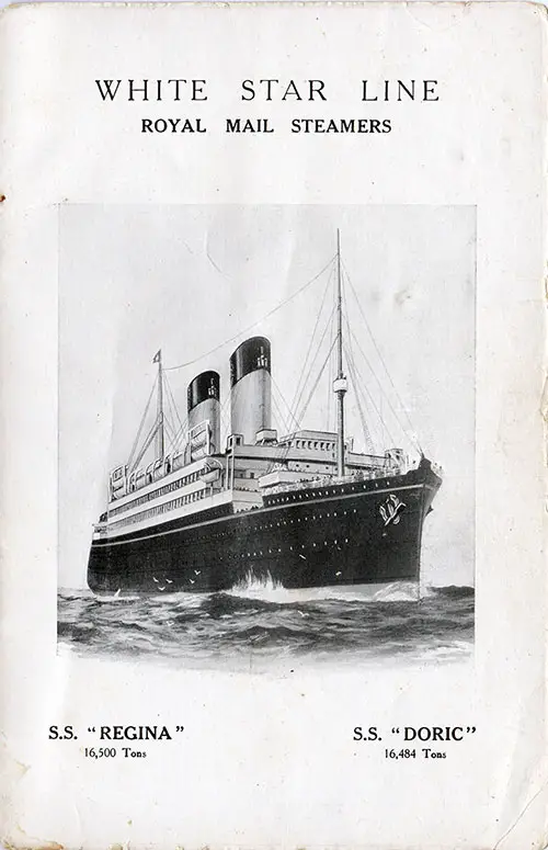 White Star Line RMS Doric