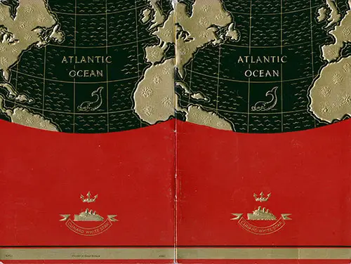 Cover, SS Georgic Passenger List 24 July 1937