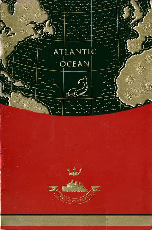 Front Cover, White Star Line RMS Georgic Tourist Class Passenger List - 24 July 1937.
