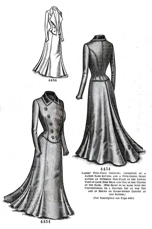 Ladies’ Two-Piece Costume No. 4454