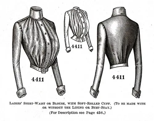 Ladies’ Shirt-Waist or Blouse No. 4411