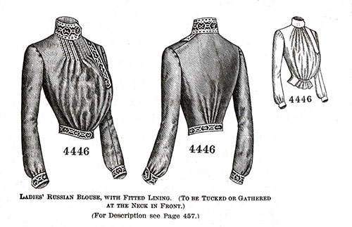 Ladies’ Russian Blouse No. 4446