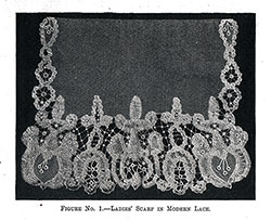 Ladies’ Scarf in Modern Lace