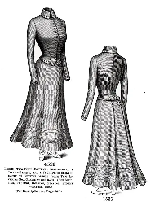 Ladies' Two-Piece Costume No. 4536