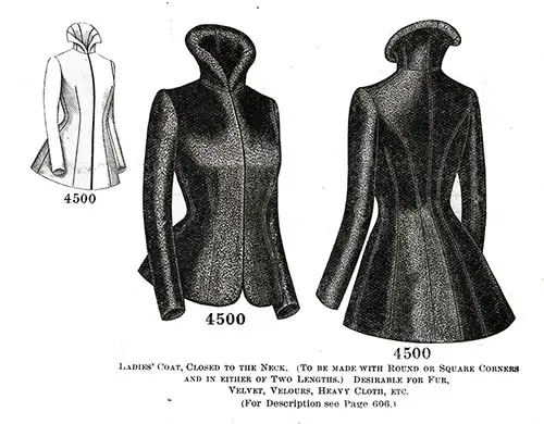 Ladies’ Coat No. 4500