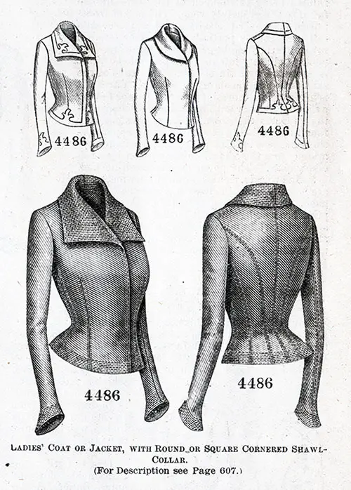 Ladies’ Coat or Jacket No. 4486