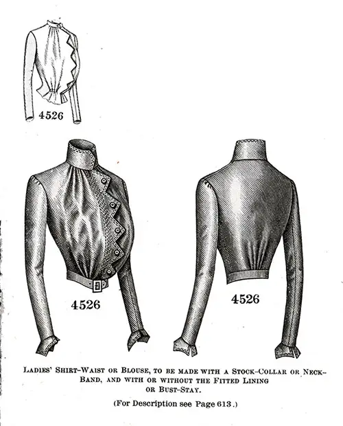 Ladies' Shirt-Waist or Blouse No. 4526