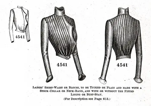 Ladies' Shirt-Waist or Blouse No. 4541