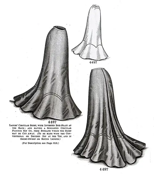 Ladies’ Circular Skirt No. 4487