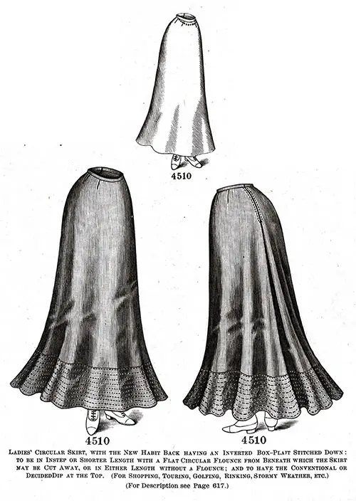 Ladies’ Circular Skirt No. 4510