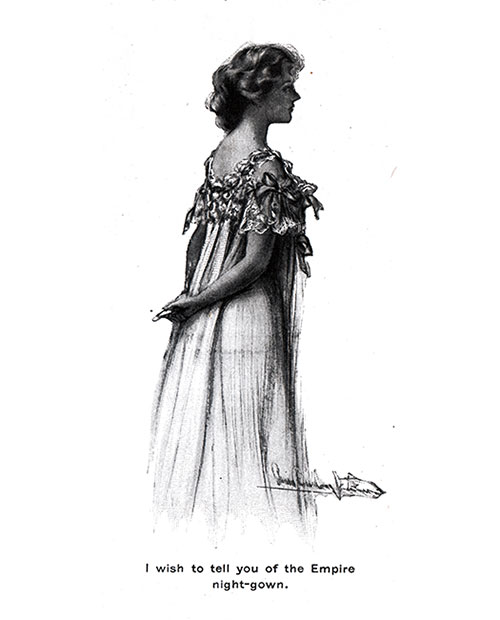 Empire Night Gown 1904