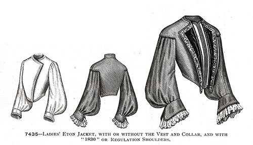 Ladies Eton Jacket No. 7435