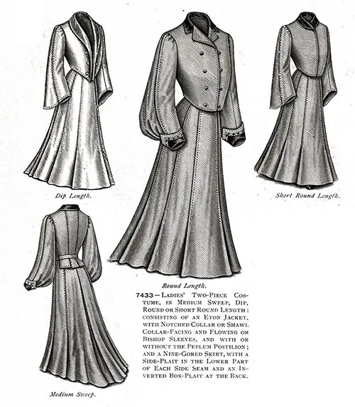 Ladies’ Two-Piece Costume No. 7433