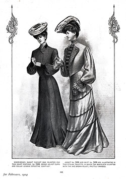 Ladies Smart Stylish Costumes No. 7433, 7435 & 7426 - 1904