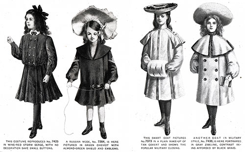Girls Dresses, Costumes Etc 7384 7425 7436 7373 - 1904