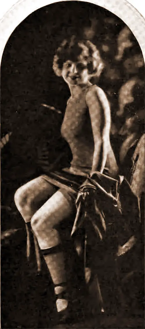 A Model wearing a WIL WITE Swimming Suit. Vogue Magazine, 15 April 1922.