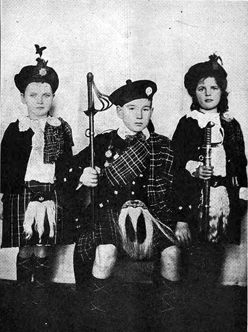 Three Young Highlander Immigrants at Ellis Island.
