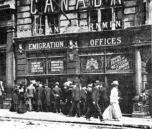 The Canadian Government Emigration Offices, 11-13, Charing Cross, London, sw1.